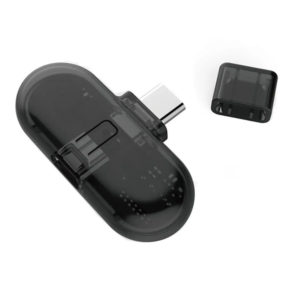 

Wireless Converter Black Mini Headphone Adapter Audio Transmitter Speaker USB Type-C Fast Pairing With Route Switch