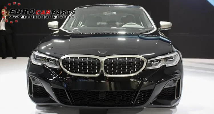 G20 340d решетка для 3 серии G20-2019year спортивный стиль хром G20 Алмазная решетка