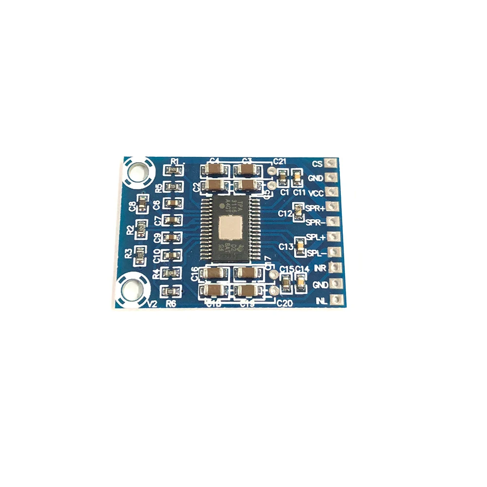 DC 12 V-24 V TPA3116D2 усилитель чипа борту модуль большой усиления Мощность 50w+ 50w Высокое качество звука 37x25 мм