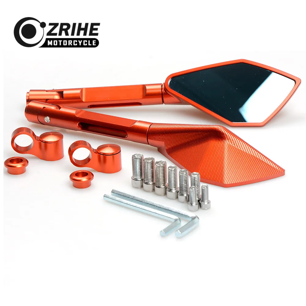 

ZRIHE Motorcycle Rearview Mirrors Sports Glass Rear View Side Mirror Motocross Side Mirrors For KTM DUKE 790 DUKE 2013-2019