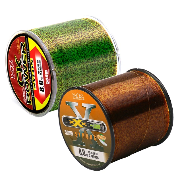 500m Gold/Green/Blue Spotted Fishing-Line Bionic Invisible