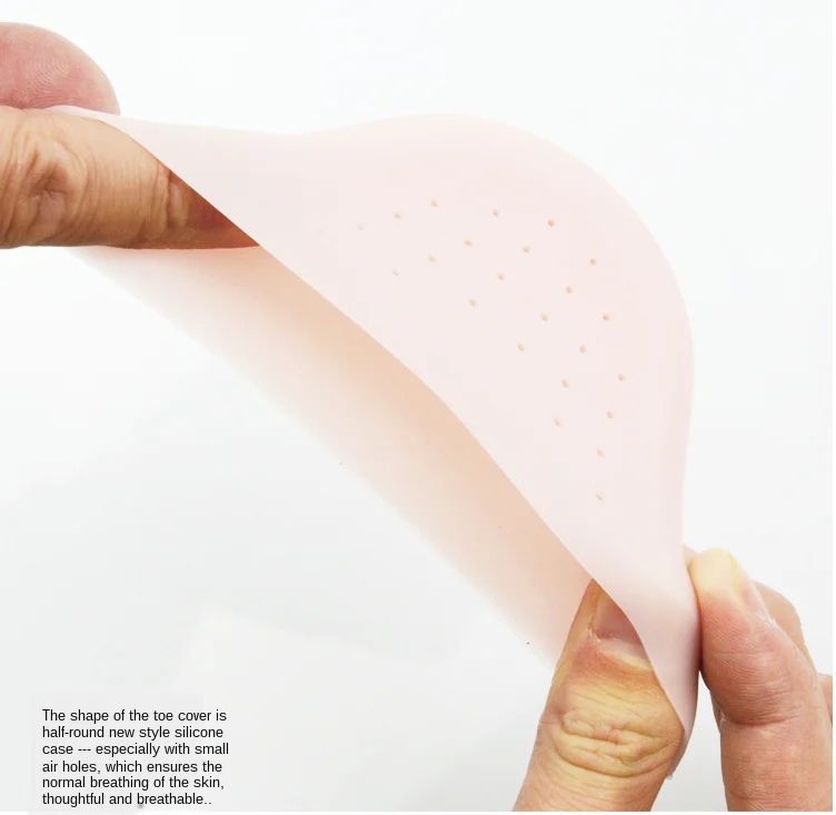 Silicone Gel Toe Pad For Ballet Dance Insoles Insert Toe Dance Protector Forefoot Pad Support Ballet Shoes Covers Foot Care Pads