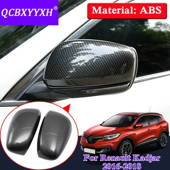 

Car Styling For Renault Kadjar 2016-2018 Car Rearview Mirror Covers ABS Rearview Mirror Decorative Rain Gear Back Mirror Eyebrow