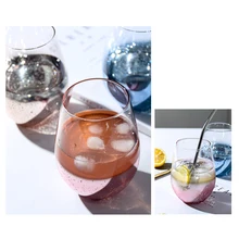 Горячая Бытовая Скандинавская стеклянная чашка звезда Ночная кружка для живота вода пива молочная чашка L99