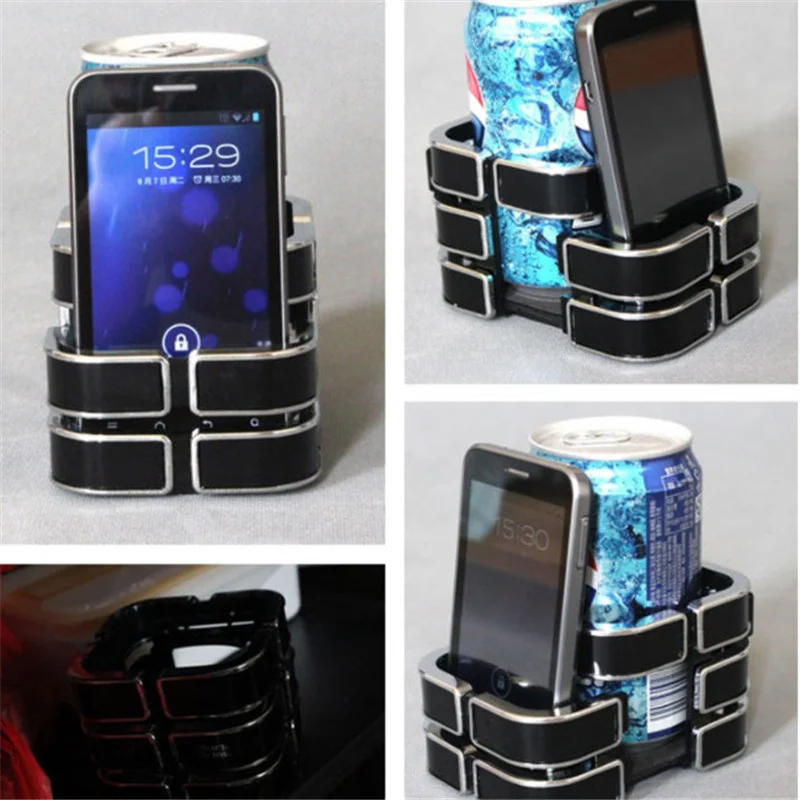Mobile Cup Rack Foldable Car Multifunctional Mobile Phone Rack Beverage Rack Car Outlet ...