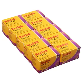 

10 Rolls Kodak Gold 200 35mm 135-36 Colour Prints Negative Film Photos