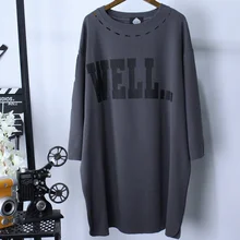 Горячая Распродажа, Camisetas Tumblr, хорошо напечатанные буквы, женская футболка, топы, футболки, Camisas Mujer, свободная футболка, женская футболка с узором сзади