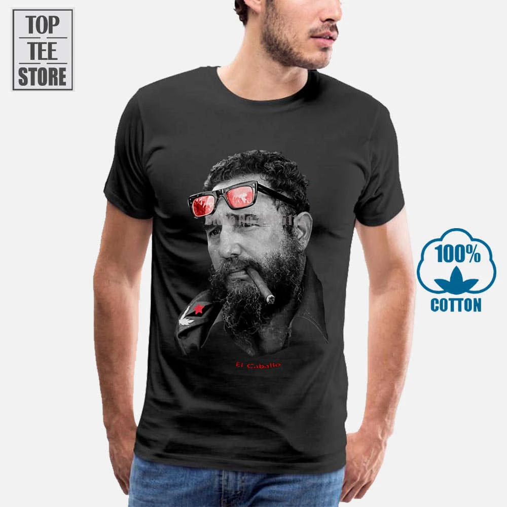 Gran engaño suéter Los Alpes Camiseta a la moda para hombre 2018, camiseta El caballero, Cuba Kuba,  Guerilla, Raf, Che Guevara, héroe de demostración, Fidel Castro|Camisetas|  - AliExpress