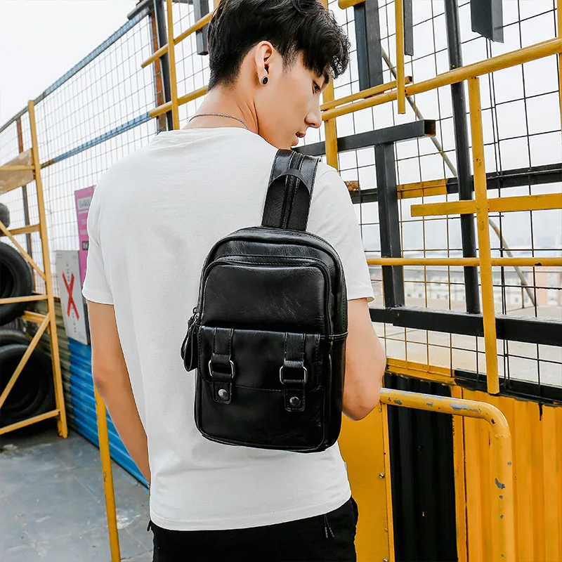 

Backpack Men 2019 New Korean Edition Harajuku Backpack Men's Fashion, Leisure and Simple Travel Backpack