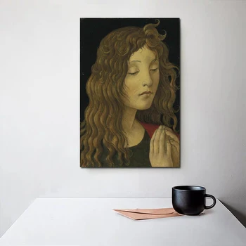 

Sandro Botticelli St John The Baptist CCanvas Painting Print Living Room Home Decoration Modern Wall Art Oil Painting Posters