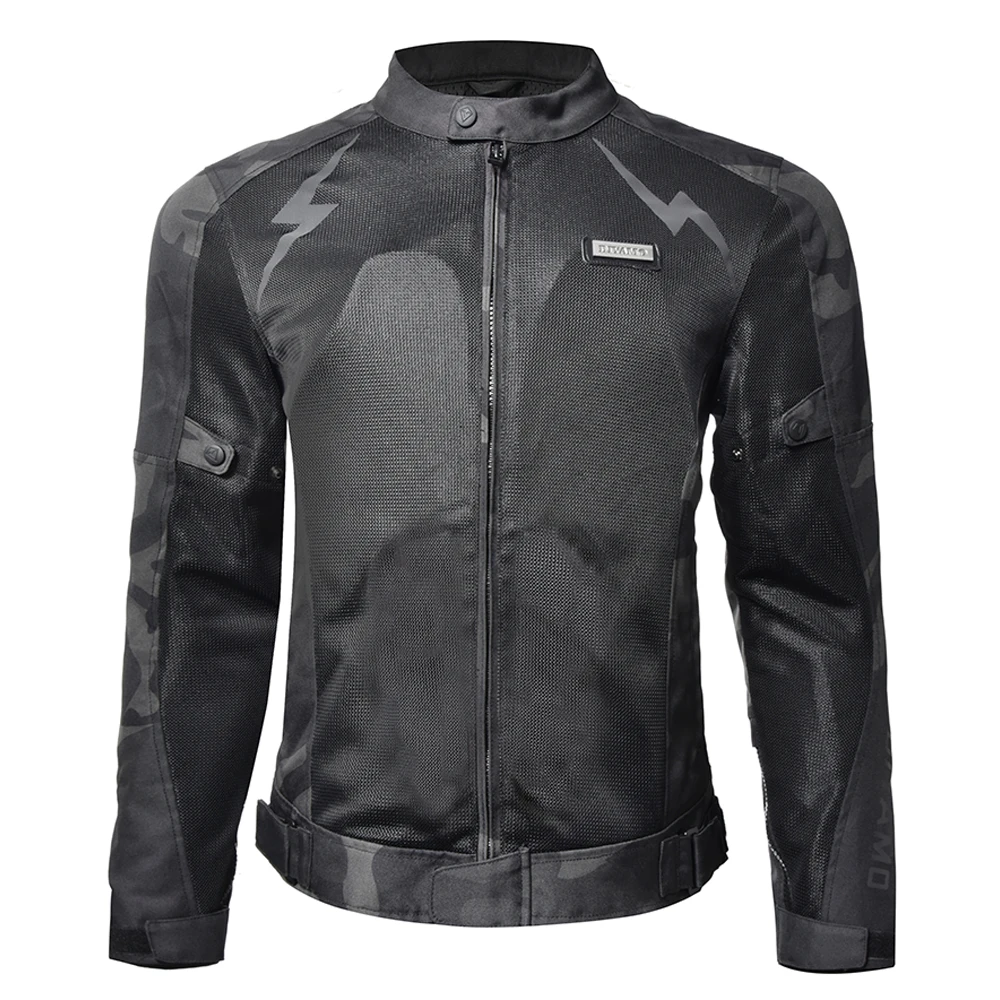 Men's Motorcycle Summer Jacket Oxford Waterproof Motorcycle Jacket Mesh Breathable Motocross Jacket