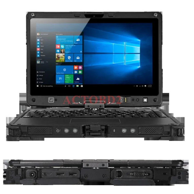 Ноутбук I5 4300u v110 бывший в употреблении диагностический инструмент ноутбук Getac 8 ГБ