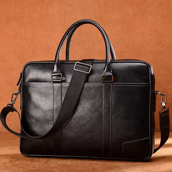 

The New Male Shoulder Bag Mass Laptop Business Bag Document Computer Shoulder Bag