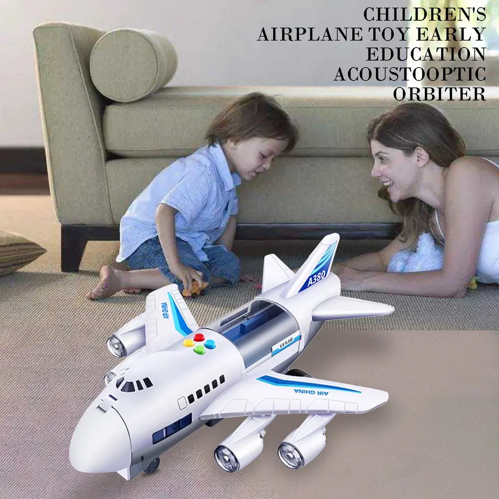 New Children s Airplane Toy Simulation Aircraft Toy Passenger Aircraft Car Model Large Size Passenger Plane 3
