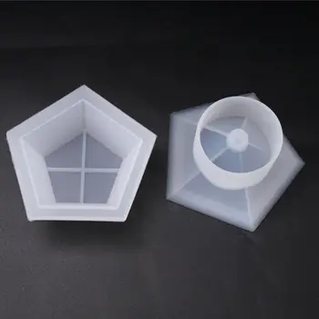 

Resin Silicone Mold Storage Box Mold For Jewelry Making Heart Shape Cut Mold DIY Crystal Epoxy UV Gift Box Jewelry Tools Moulds
