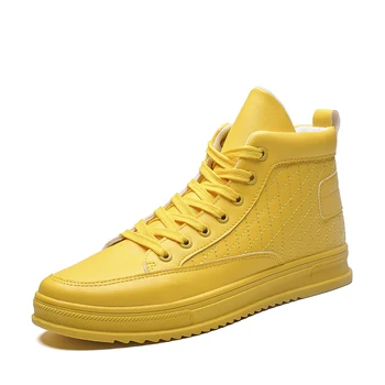 

Men Fashion Flats Mujer Lightweight Comfortable Breathable Walking Sneakers High-top Casual Shoes Zapatillas Hombre Footwear