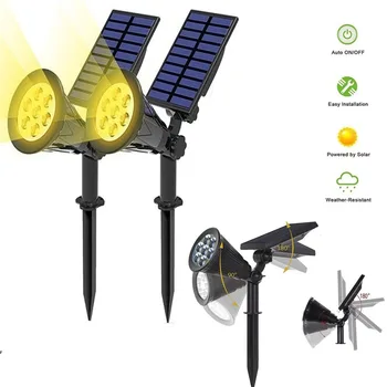 

7LED Solar light Outdoor Garden wall lamp waterproof Landscape spotlight Changeable Outdoor wall lamp for Garden landscape light