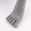 Chaussettes en coton de haute qualité pour homme, épaisses, chaudes, mollet, décontractées, travail Long, cinq doigts, orteils, pantoufles ► Photo 3/6