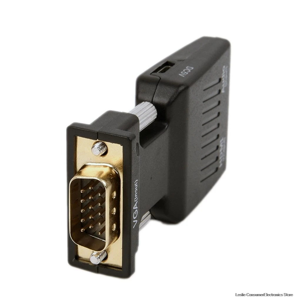 VGA мужчина к HDMI Женский конвертер с аудио-адаптером кабели 1080P для HDTV монитор проектор ПК PS3