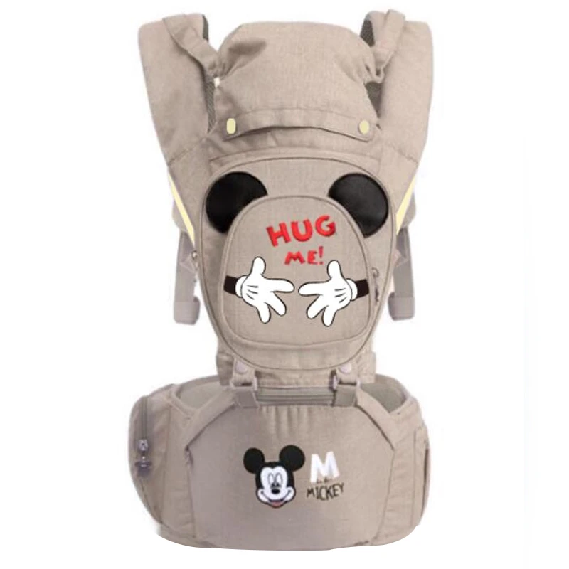 

Mickey Newborn Infant Baby Carrier Solid Breathable Ergonomic Adjustable Wrap Sling chest kangaroo Backpack 0-4 Years