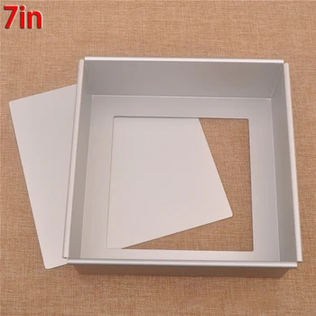 

4/5/6/7/8/9inch Aluminum Cake Bread Food Pan Square Cake Tin Baking Mould Non Stick Mold Bakeware Loaf Pan Aluminum Toast Box