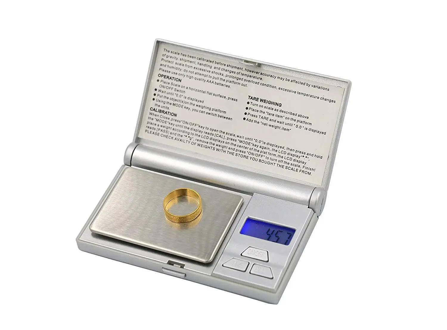 Jewelry Scale Pocket Scale High Precision Precision Electronic Scale Portable Gold Jewelry Scale 0.1 Pocket Scale 0.01