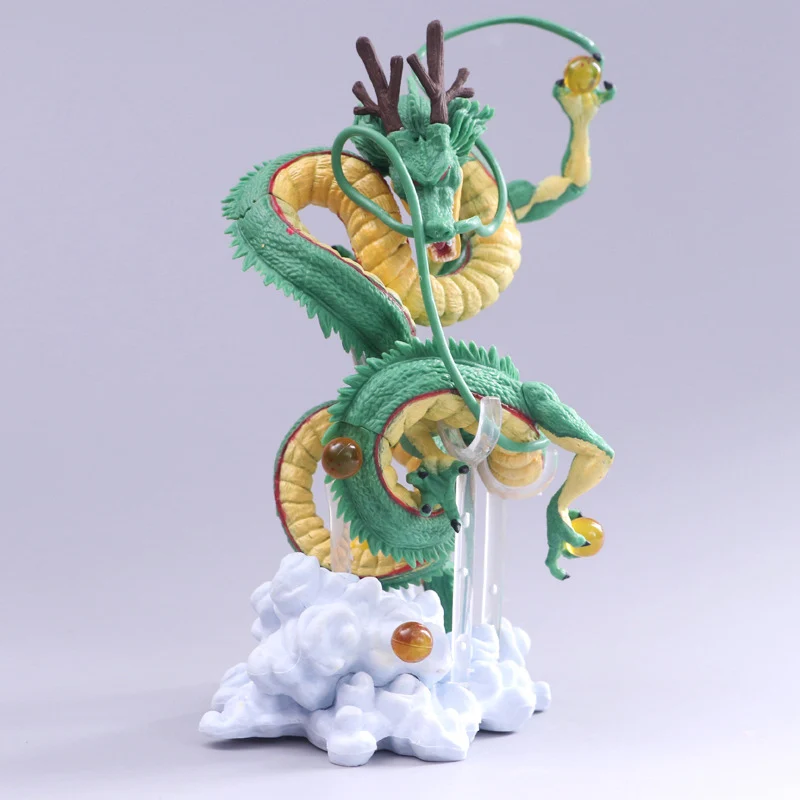 green no box Dragon Ball Z фигурки Shenron Dragonball Z Набор фигурок Esferas Del Dragon Barts полка figulas DBZ с горной полкой - Цвет: green no box