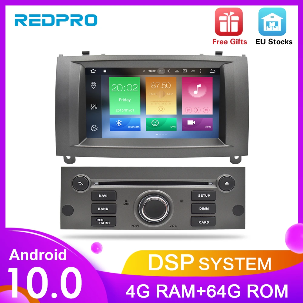 Автомобильный мультимедийный плеер стерео система на Android 10 0 с 7 &quotэкраном GPS Wi Fi