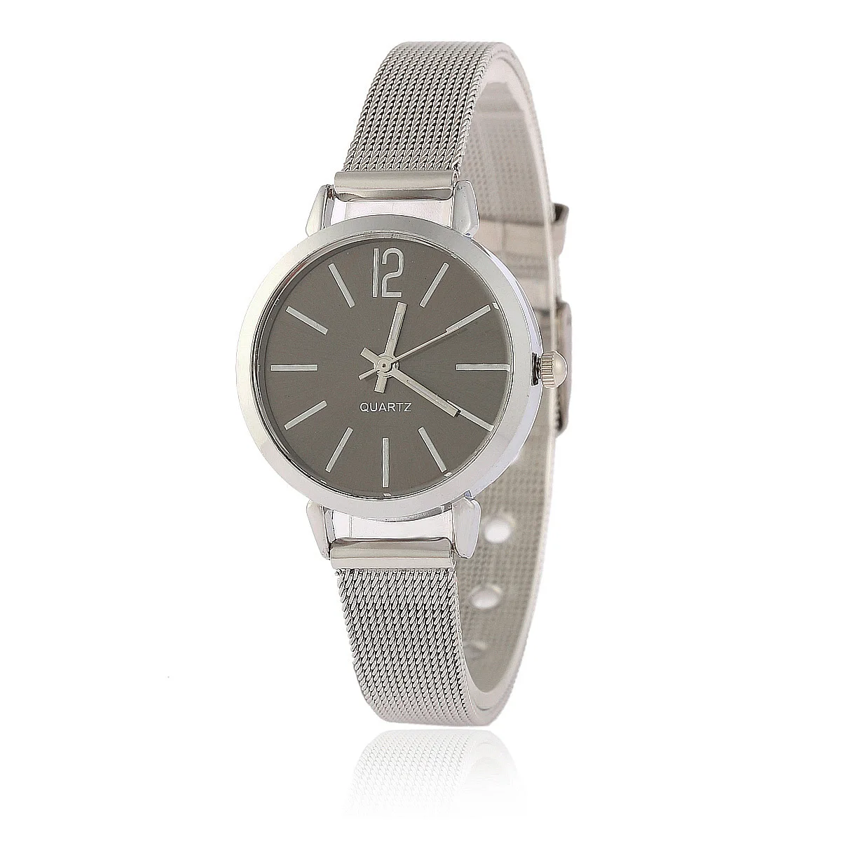 

Eaby Hot Selling Stainless Steel Wire Mesh Belt Ladies' Watch Simple Fashion Measuring Women's Quartz Watch