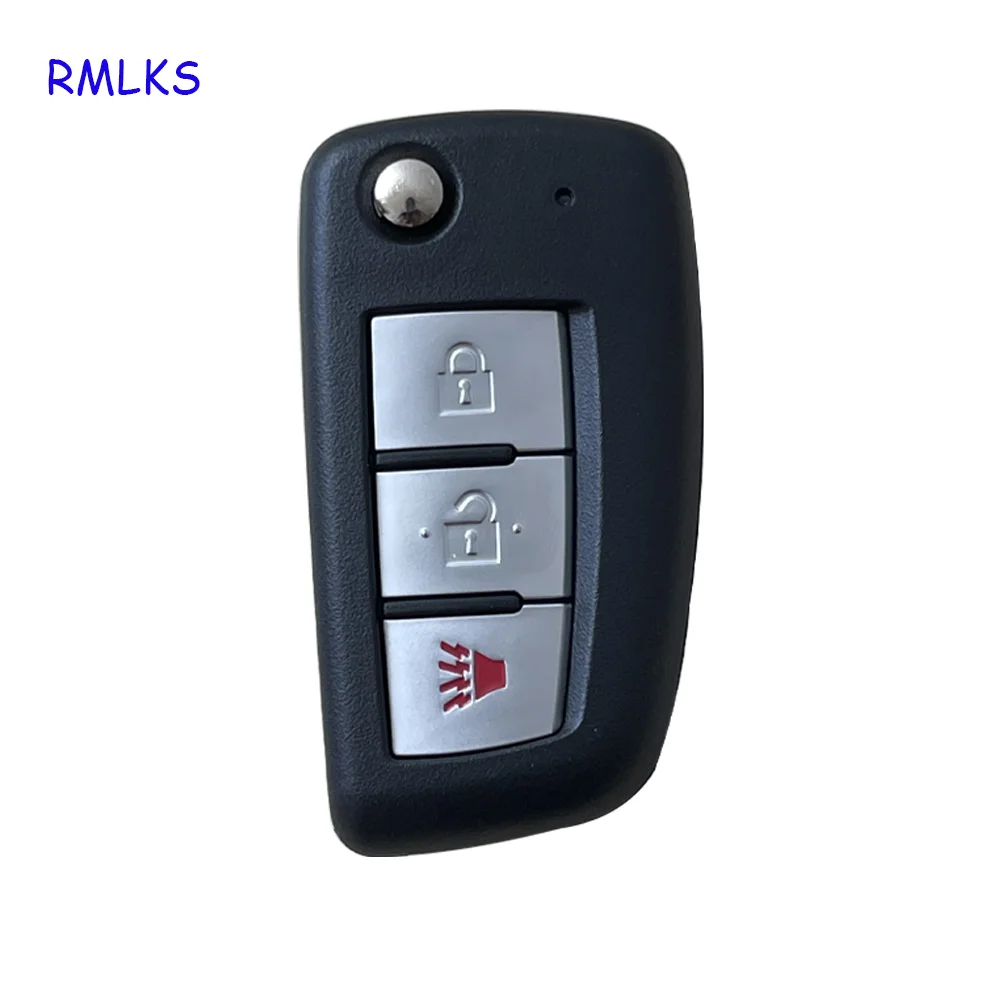 Remote Car Key Shell 2/3/4 Buttons For Nissan Qashqai Sunny NV200 Auto Remote Folding Key Uncut NSN14 Blade