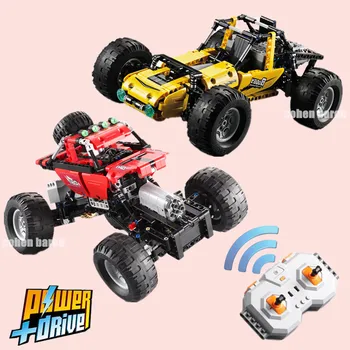 

New RC Power Function Racing Car Buggy All-terrain Off-road Climbing Vehicle Fit Lepining Technic Building Block Bricks Toys Kid