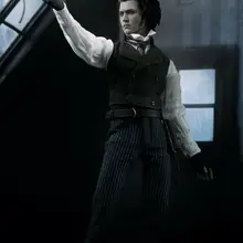 Горячие игрушки MMS149 демон Парикмахерская улица 1/6 Sweeney Todd Johnny Depp фигурка