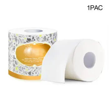 

1 ROLL papier toaletowy No Paper Scraps Strong Water-absorption Raw wood pulp toiletten papier Soft&Skin 3-Layer rolling paper