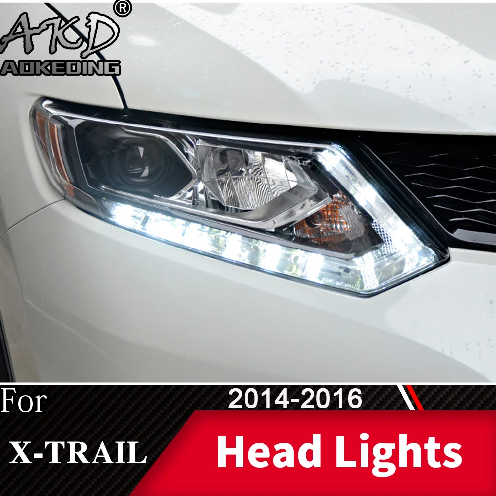 短納期 ヘッドランプ車日産エクストレイル14 16ルージュヘッドライトフォグランプデイランニングライトdrl H7 Ledキセノン電球車のアクセサリー 素晴らしい価格 まとめ売り Www Lokmangalbank Com