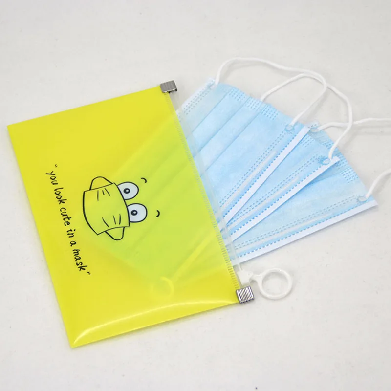 

Fashion Mask Cover Bag Portable Facemask Holder Face Mask Storage Box Case Save Mask Boxes