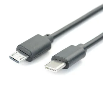 

USB 3.1 Type C Male to Micro USB Male Sync OTG Charge Data Transfer Cable Cord