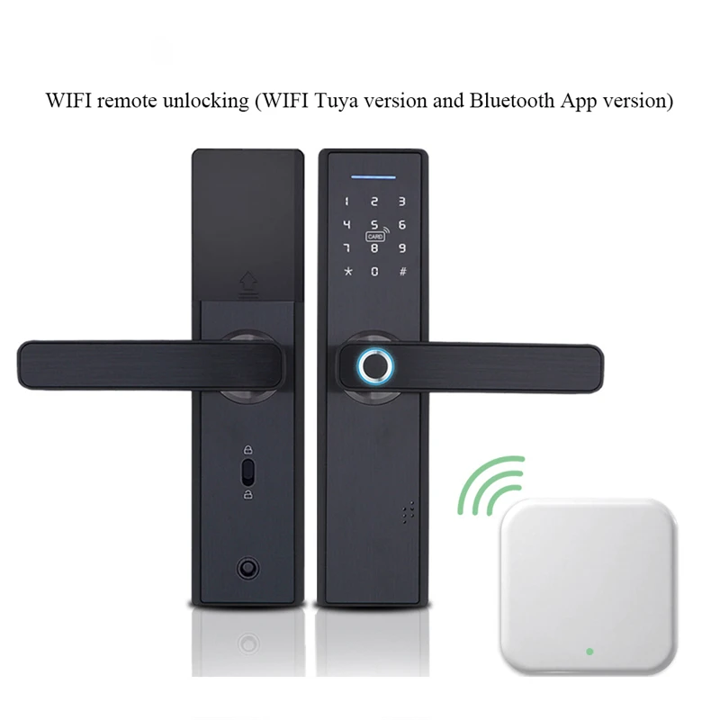 Wi-Fi граффити Bluetooth приложение отпечатков пальцев пароль замок WithTuya биометрический отпечатков пальцев замок, безопасность Умный Замок