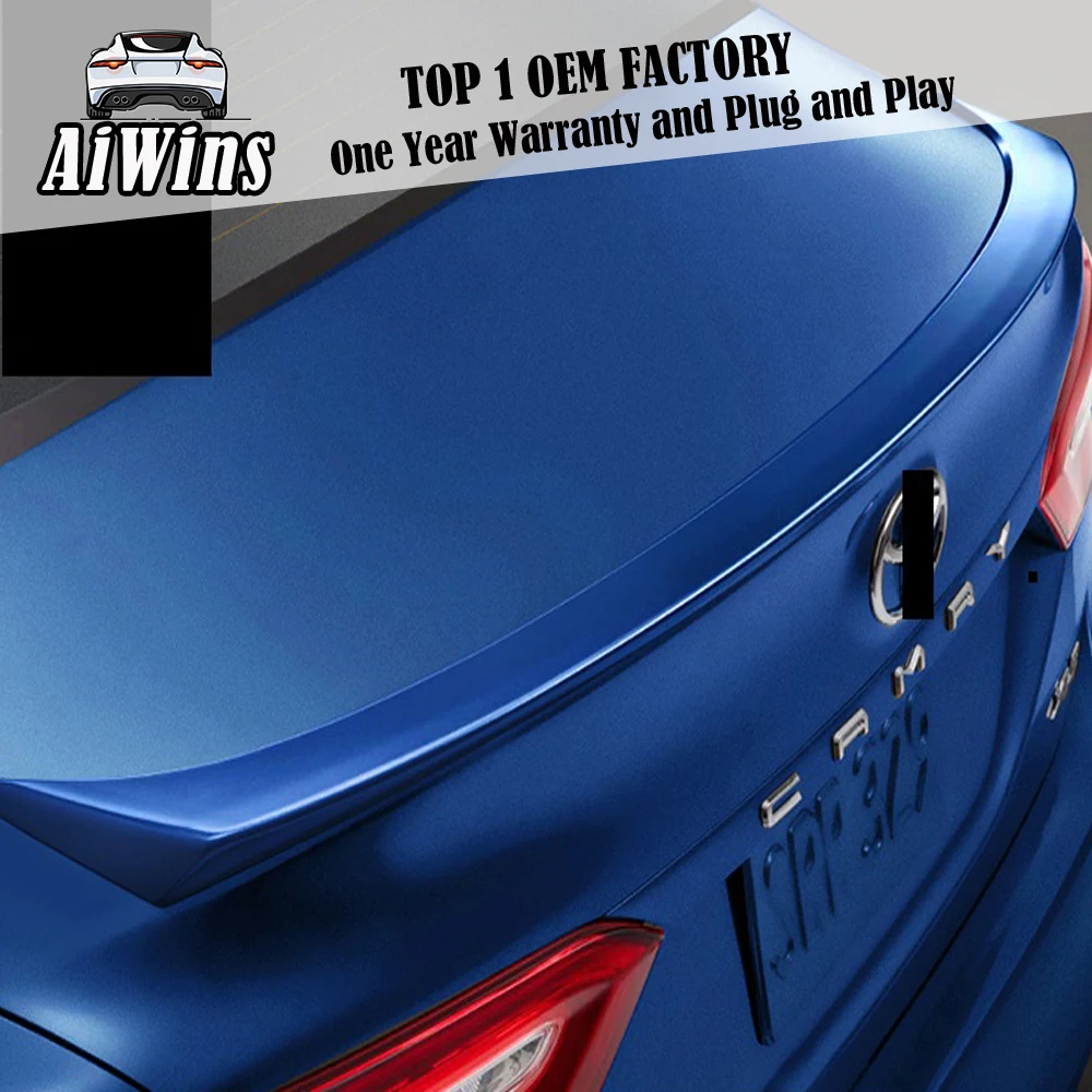 Aiwins автомобильный Стайлинг для Toyota Camry- хвост Camry специальный модифицированный задний спойлер крыло ABS Крыло