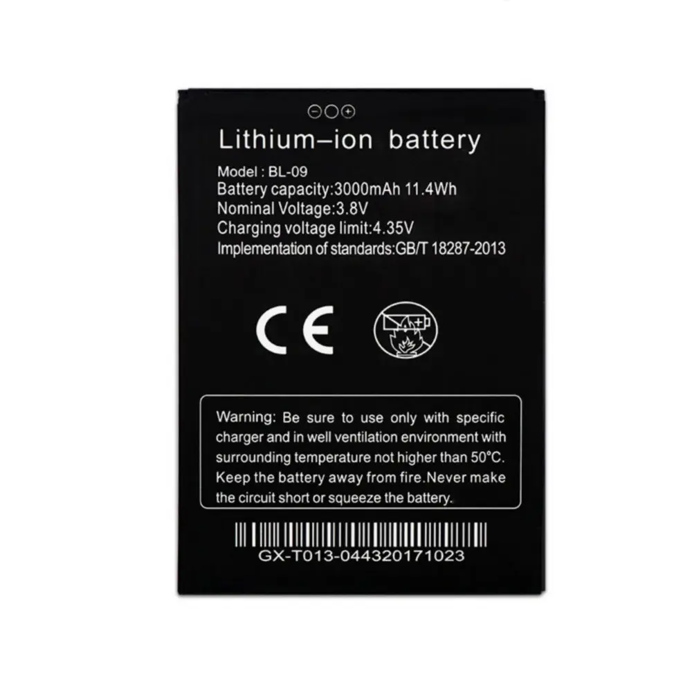 Оригинальный размер сменная батарея 3000 мАч 11.4wh 3 7 v BL-09 для THL T9 Pro plus | Мобильные