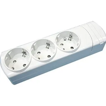 

BASE PLUG Thief 3 sockets without switch without CABLE with child protection