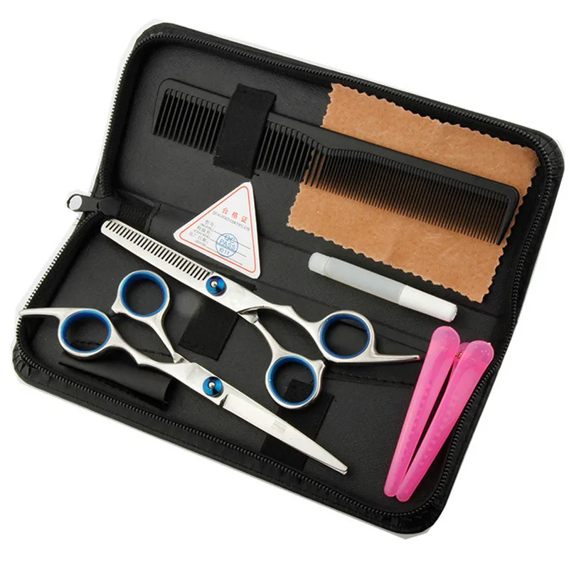 

Ensiferum New Professional Hairdressing Scissors Hair Cutting Scissors Set Barber Shears High Quality Salon 6.0 inch