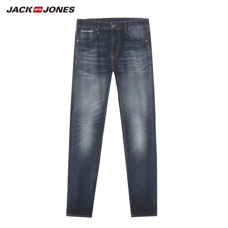 JackJones мужские хлопковые повседневные свободные прямые джинсы Мужская одежда | 219132577