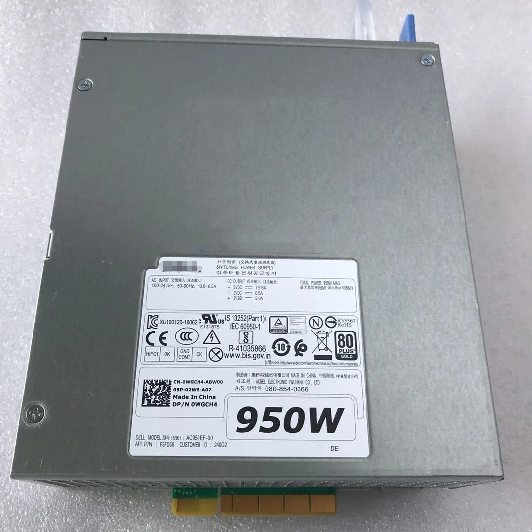 AC950EF-00 для Dell T5820 T7820 T7920 950W источник питания рабочей станции | Компьютеры и офис