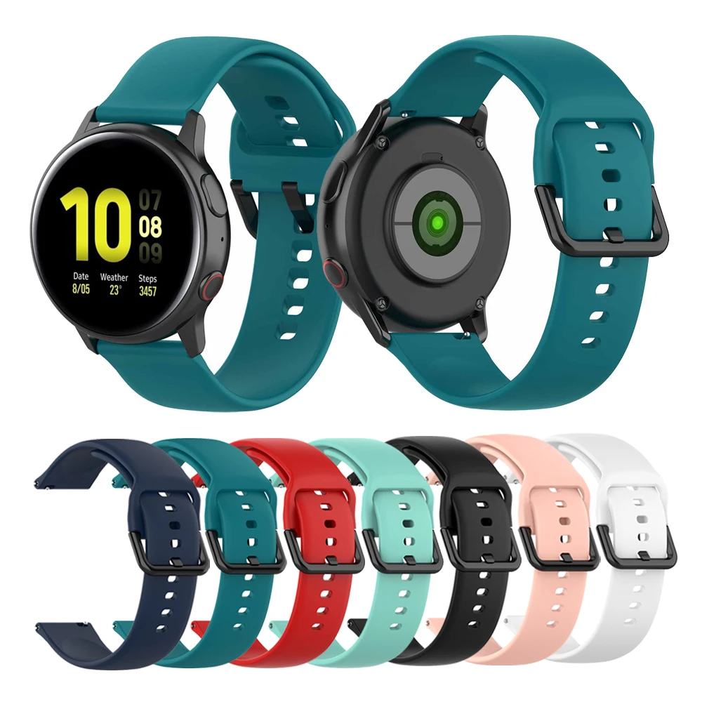 Модные силиконовые спортивные часы ремешок для Galaxy Watch Active 2 Смарт часы ремешок для samsung Galaxy 42 мм ремешок для замены часов