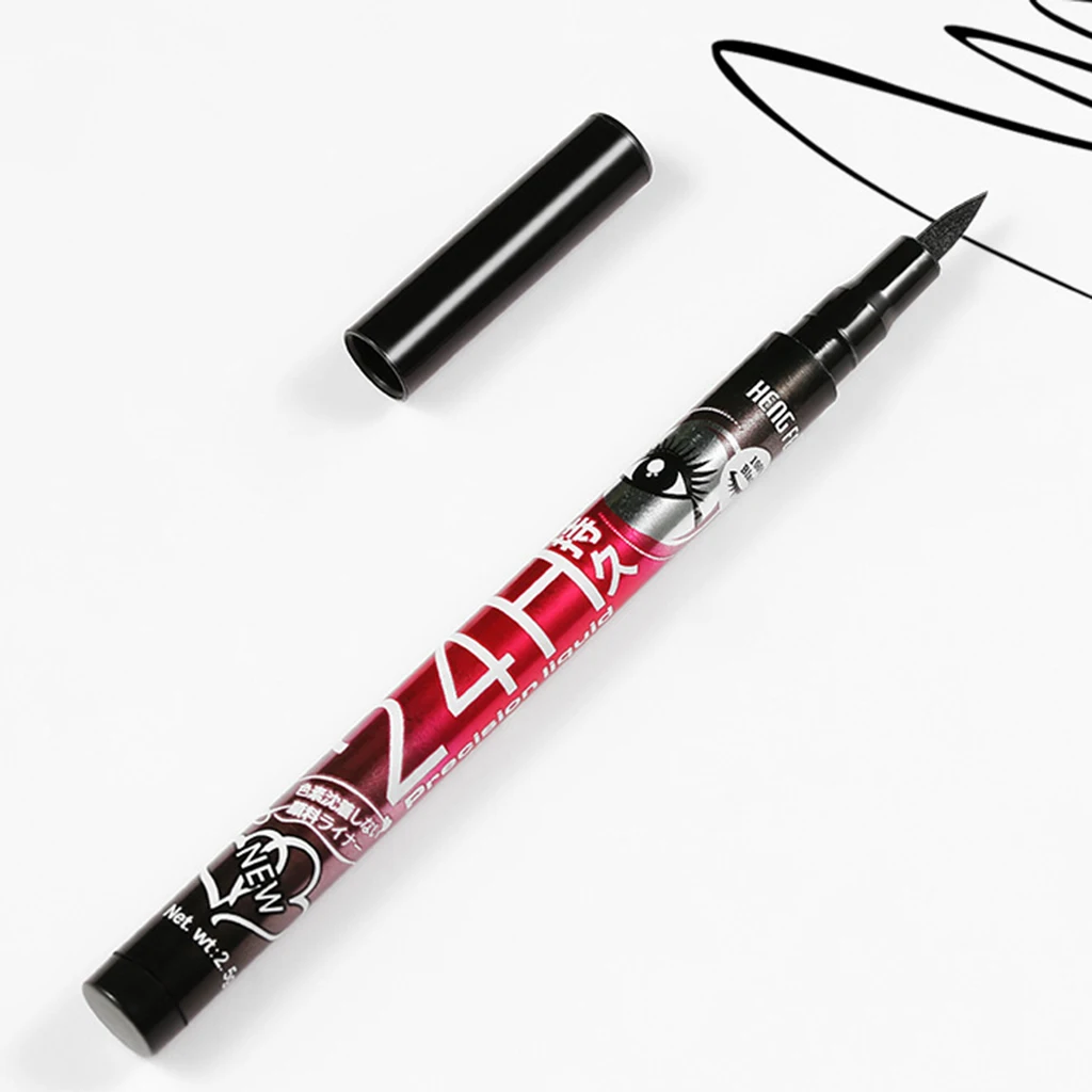 Matte Black Liquid Eyeliner Long Lasting Non Smudge Cat Eyes Definer 2.5g