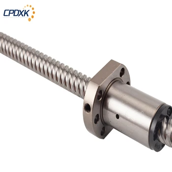 

Ball-screw 32mm SFS3220 400mm 500mm 600mm 700mm 800mm C7 ball screw with end machined + SFS3220balL nut for cnc machine