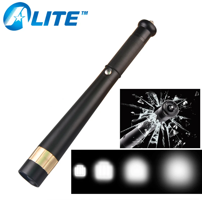 

TMWT Baseball Bat LED Flashlight 800 Lumens Zoom Dimmer Super Bright Baton Torch Light for Emergency Self Defense