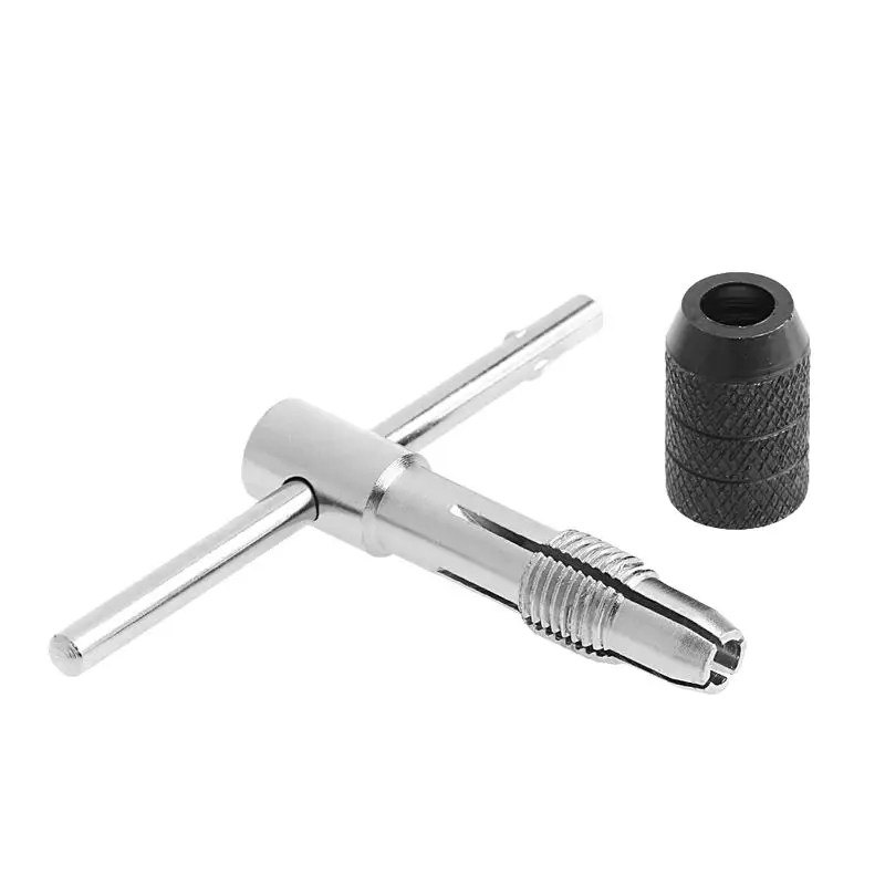 1pc M3-M8 T-tapping Threading Tool Reversible Ratchet Wrench For Bicycle Repair