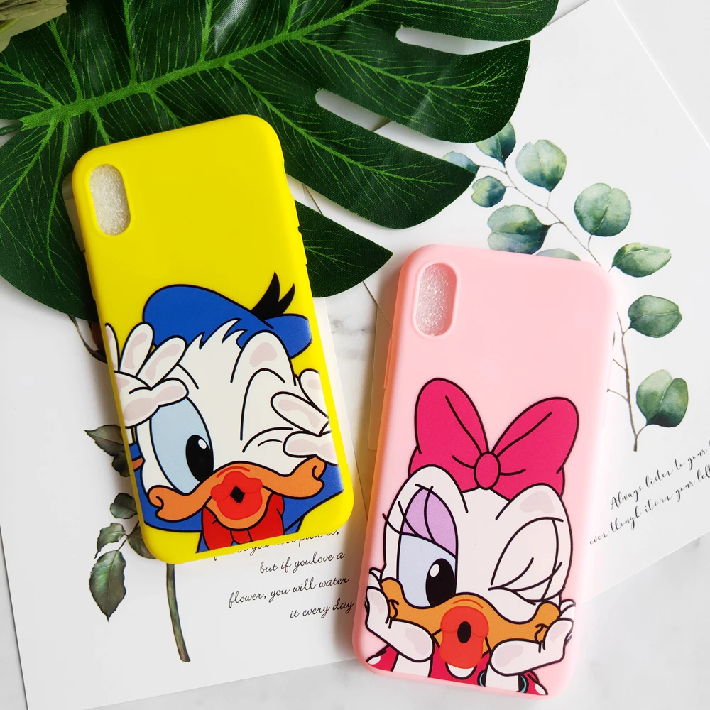 

Colorful Cute TPU Case For Apple iPhone X XR XSMax 11 Cover Fashion Cartoon For Apple iPhone 6 6S 7 8 Plus Phone Shell Bumper
