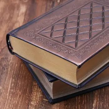 

Retro Vintage Journal Diary Notebook Leather Blank Hard Cover Sketchbook Paper Stationery Travel Gift